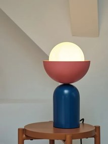 Osram - Lampă de masă DECOR BOWL 1xE14/25W/230V albastru/roz