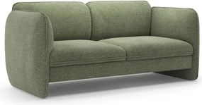 Canapea verde cu tapițerie din chenille 168 cm Georgia – Micadoni