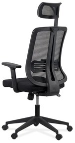 Scaun ergonomic cu tetiera si brate reglabile OFF 402 negru