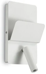 Aplica perete LED moderna reader directionabil cu port USB READ AP1 alba 176536