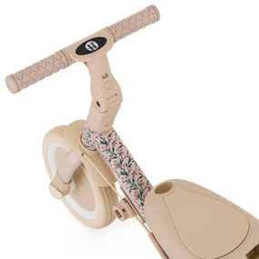 PETITE&MARS - Tricicletă pentru copii 5 în 1 TURBO LIMITED Pajiștea roz