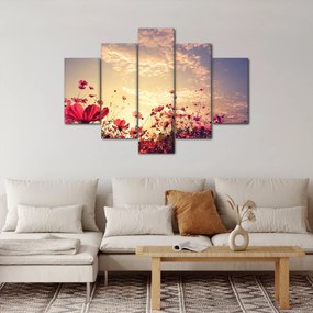 Tablou - Lunca cu flori (150x105 cm)