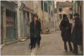 Tablou - John Singer Sargent, Street in Venice, reproducere (90x60 cm)