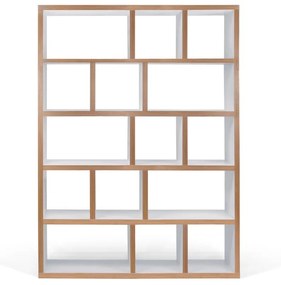 Bibliotecă TemaHome Berlin, înălțime 198 cm, cu aspect de lemn