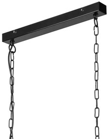 Lustră pe lanț MARIO 2xE27/60W/230V crom