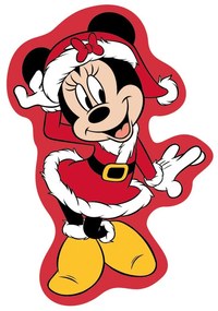 Disney Minnie Pernă decorativă de Crăciun 3D, 35 cm Catifea