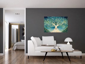 Tablou – Arbore magic cu spirale (90x60 cm)