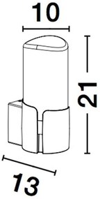 Aplica pentru iluminat exterior IP54 PYRO NVL-9209211