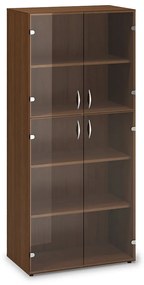 Dulap înalt ProOffice 80 x 45,8 x 178 cm, nuc