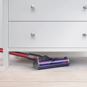 Aspirator vertical Dyson V10 Origin 394464-01, 525W, 151AW, 0.76l, 125000 rpm, 60 min, 3 moduri, Motorbar clar, Nichel/negrit