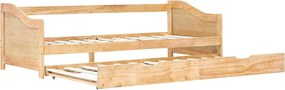 vidaXL Cadru pat canapea, extensibil, 90 x 200 cm, lemn de pin