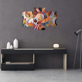 Tablou - Abstract muzical (90x60 cm)