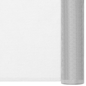 vidaXL Plasă de sârmă, argintiu, 112x500 cm, aluminiu