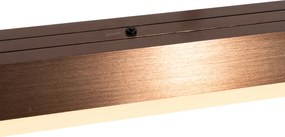 Lampă Pandantiv Reglabilă Bronz Închis cu LED Dimbabil - Lamba