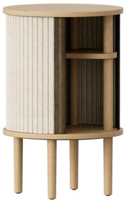 Măsuță auxiliară rotundă din lemn masiv de stejar ø 38 cm Audacious – UMAGE