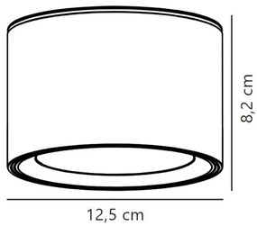 Nordlux - Spot LED LANDON pentru baie, 6,5 W, 230 V, IP44, negru
