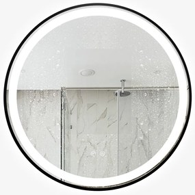 Oglinda led, Rotunda, 70cm, Esn10.1, lumina calda -rece