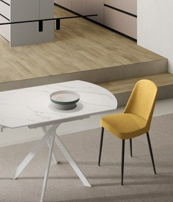 STONES Scaun din material textil 55cm X 46cm H. 85cm | Aosom Romania