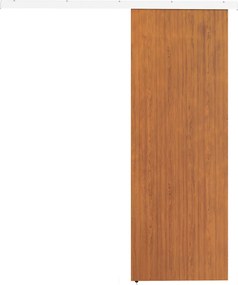 HOMCOM Ușă Culisantă de Interior 75x210 cm, Șină Silențioasă din Aliaj de Aluminiu, Kit Accesorii, Ghidaj, Ușă de Interior Stil Minimalist, din MDF, Impermeabilă, pentru Bucătărie, Baie, Birou | Aosom Romania