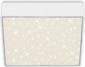 Mini Plafoniera LED alb cu efect starlight STAR SKY 15x15cm