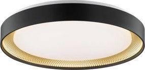Brilliant - Plafonieră LED dimabilă WALDO LED/36W/230V, negru/auriu + telecomandă