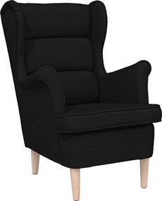 vidaXL Fotoliu, negru, 74x84x100 cm, textil