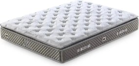Saltea BIO BALANCE, alb/gri, 160x200 cm