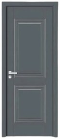 Usa Interior din MDF Novo Doors ND12 LUX PREMIUM, Cadru din Lemn Masiv, KIT COMPLET, Toc Reglabil de 10 CM INCLUS, Plinta pe Ambele Parti (Culoare: