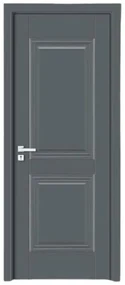 Usa Interior din MDF Novo Doors ND12 LUX PREMIUM, Cadru din Lemn Masiv, KIT COMPLET, Toc Reglabil de 10 CM INCLUS, Plinta pe Ambele Parti (Culoare: