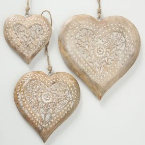 Set 3 pandantive decorative Heart