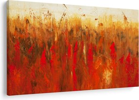 Tablou cu abstracție pictată (90x60 cm)