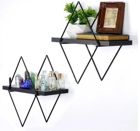 Raft decorativ de perete Duvelo 15 (negru) . 1093638