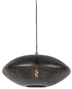 Lampă suspendată orientală neagră cu auriu 60 cm - Radiance