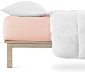 Cearșaf de pat 4Home jersey Lycra pudră, 90 x 200 cm
