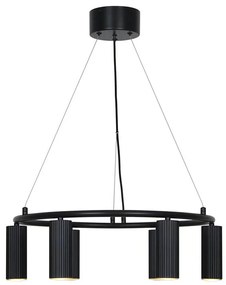 Nordlux - Lustră cu cablu VICO, 6 x GU10, 5W, 230V, negru