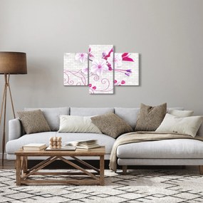 Tablou cu creangă înflorită (90x60 cm)