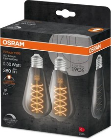 Set de 2 becuri LED dimabile VINTAGE FILAMENT E27/4,8W/230V 2200K - Osram