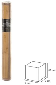 Covor maro închis din bambus 60x90 cm – Casa Selección