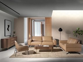 Masuta de cafea moderna design LUX Wood and Gold