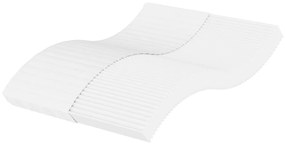 vidaXL Saltea din spumă, alb, 120x220 cm, duritate H2 H3