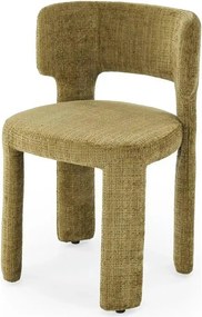 Scaun K600, stofa verde olive, 55x53x80 cm