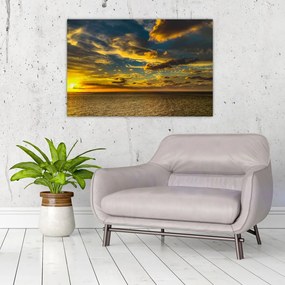 Apus de soare la mare (90x60 cm)