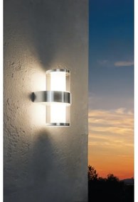 Eglo 94799 - Corp de iluminat perete exterior BEVERLY 1 2xLED/3,7W/230V