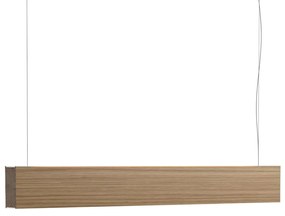 Lampă suspendată LED120, mai multe variante - TUNTO Model: Lumină naturală, directă și indirectă stejar de 1300 mm