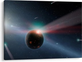Tablou cu planetă mică (70x50 cm)