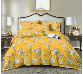 Lenjerie de pat din microfibra YELLOW ROSE galben Dimensiune lenjerie de pat: 70 x 90 cm | 140 x 200 cm