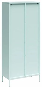 Vitrină albastru-deschis din metal 80x186x40 cm Luna – Støraa