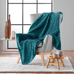 Pătură albastră din microflanel 125x150 cm Mini Frosty – douceur d'intérieur