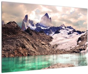 Tablou cu lac montan (90x60 cm)
