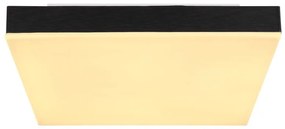 Plafoniera LED dimabil cu telecomanda design modern Doro negru 30x30cm